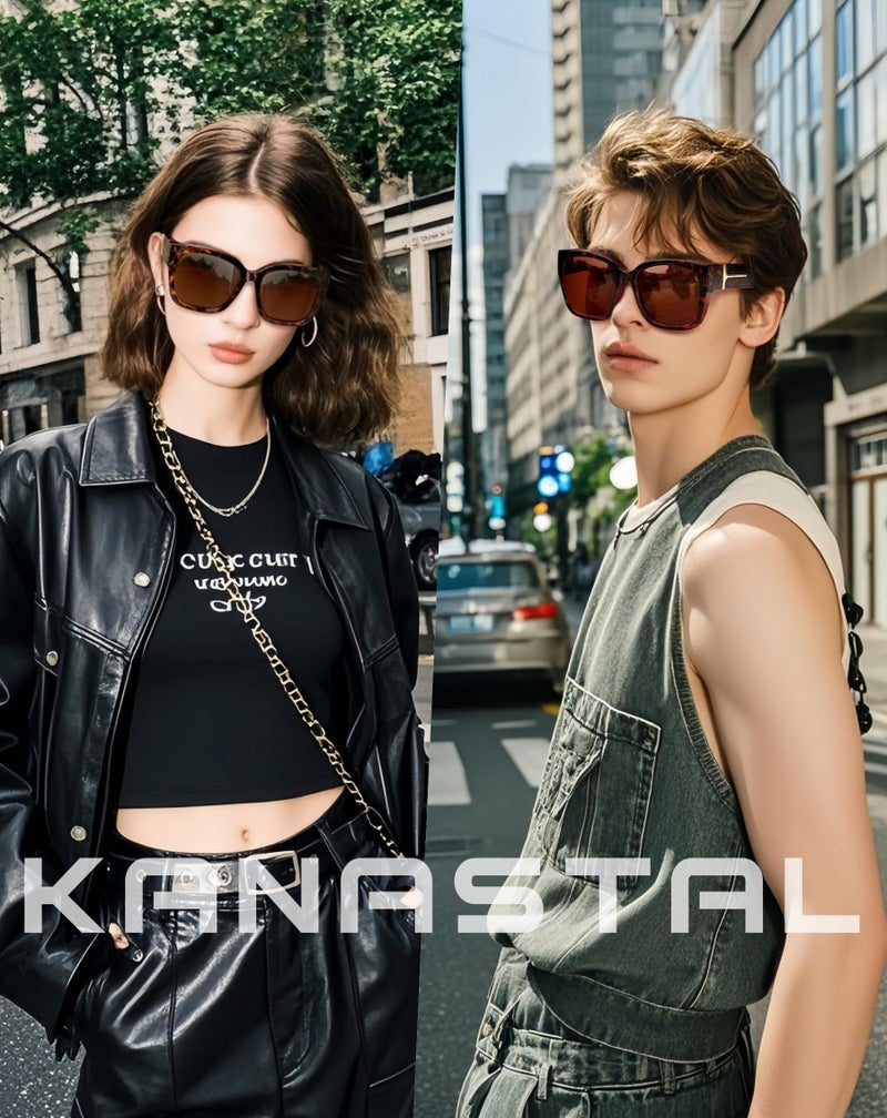 KANASTAL Over Glasses Sunglasses Polarized UV400 Protection for Women Men Oversized Shades Square Large Frame Design Fashion Trendy Accessories Tortoise Brown/Brown - Image 2