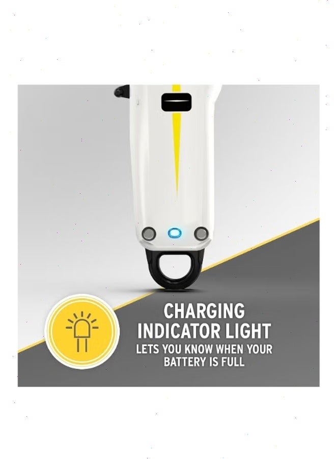 إزالة الشعر - شفرة كهربائية سوبر تايبر لاسلكية باللون الأبيض/الأسود - Image 5