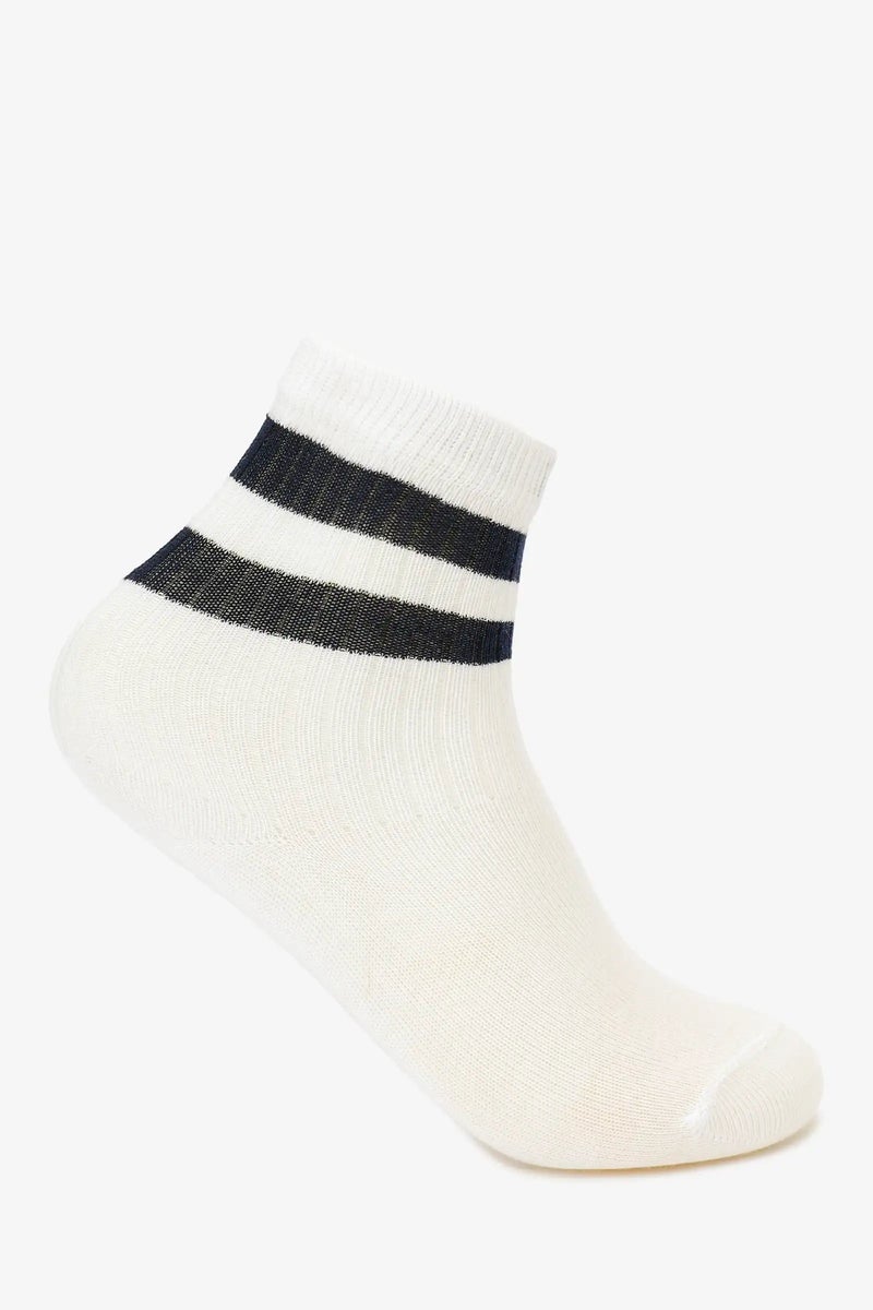 Carina Contrast Stripes Socks - 3 Pairs - Image 4
