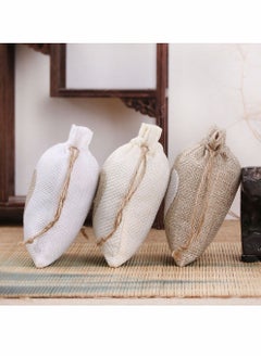 HomarKet 25-Piece Burlap Bags Drawstring Gift Bags with Heart Hessian Jute Jewelry Candy Pouches for Wedding Baby Shower Party Favors  - Image 5
