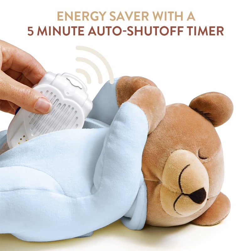 Prince Lionheart Original Slumber Bear with Silkie Blanket - Blue - Image 4