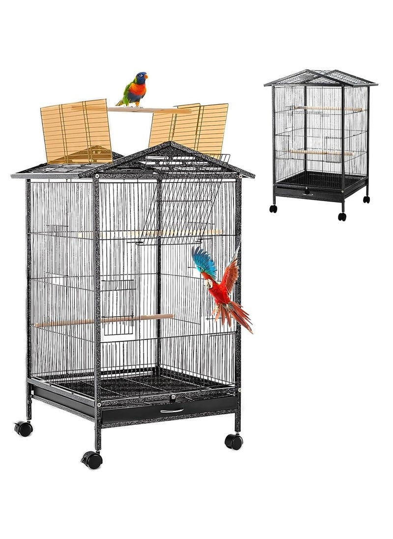 Bird Cage Large Parrot Birdcage Breeding Big Pigeon Villa Parakeet Macaw with Wheels Stand Perch for Small Medium Large Birds - pzsku/Z24673212D2A6B7FC49B3Z/45/_/1723000192/e59e576c-adc8-48e4-8d47-b460db04ea76