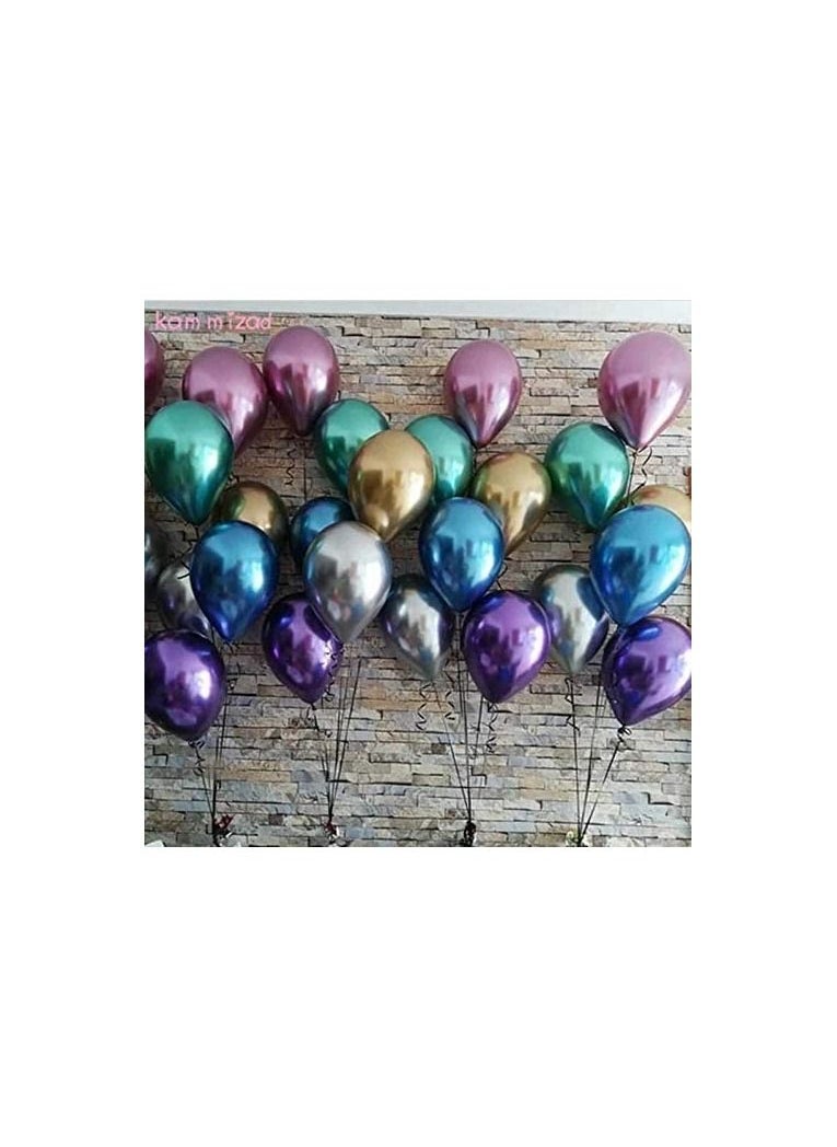 Party with Emma 50pcs/Set Multi Color Foil Balloon Party Supplies Banner Paper Garland For Happy Birthday  - Image 4