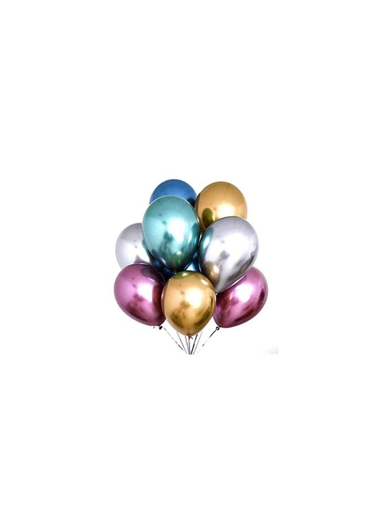 Party with Emma 50pcs/Set Multi Color Foil Balloon Party Supplies Banner Paper Garland For Happy Birthday  - Image 5
