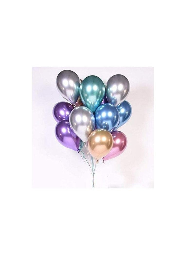 Party with Emma 50pcs/Set Multi Color Foil Balloon Party Supplies Banner Paper Garland For Happy Birthday  - Image 2