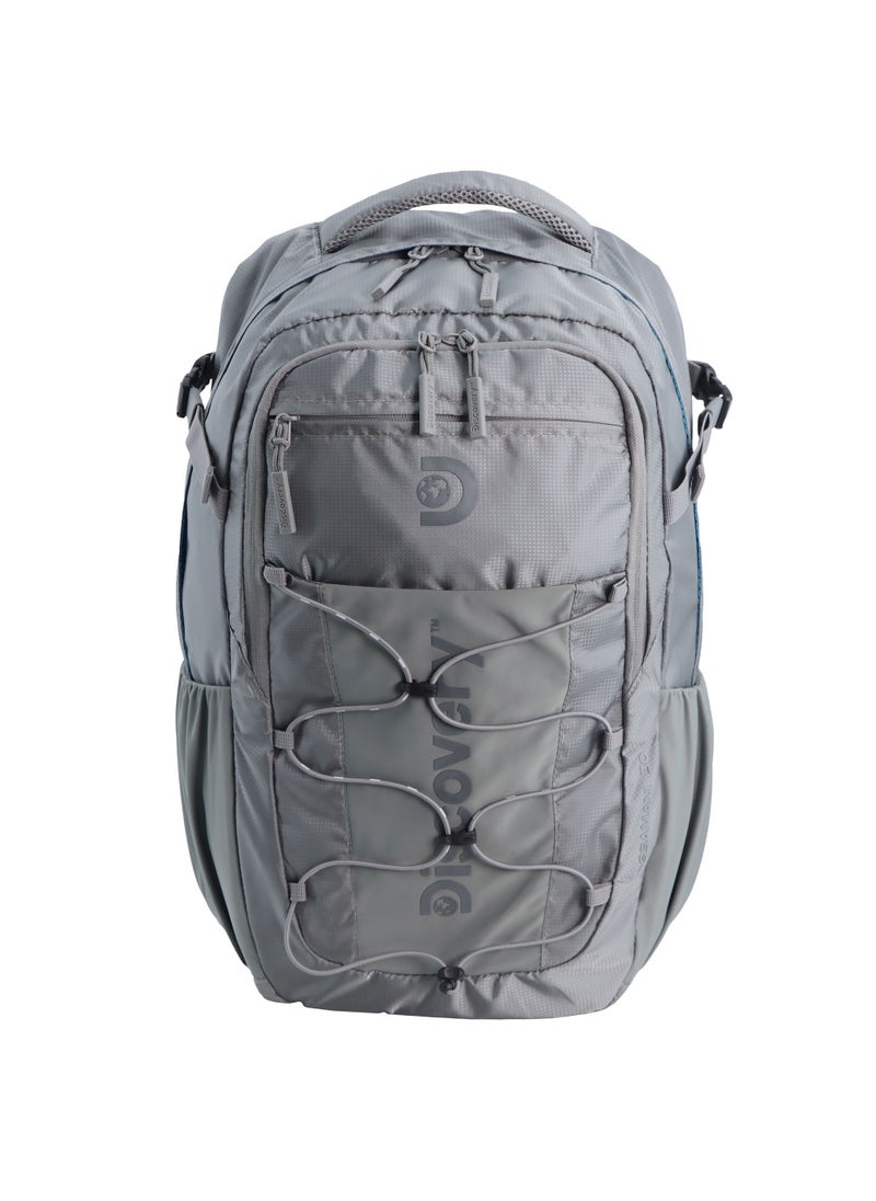 Discovery Outdoor 30L Backpack Grey for Aventure, Durable Lightweight Water Resistant Multi-Compartment Bag for Men Women Hiking Trekking Camping Travel - pzsku/Z2467427D856FC502703DZ/45/_/1721996610/d01274f0-8ba7-4c63-b32b-569594838c9c