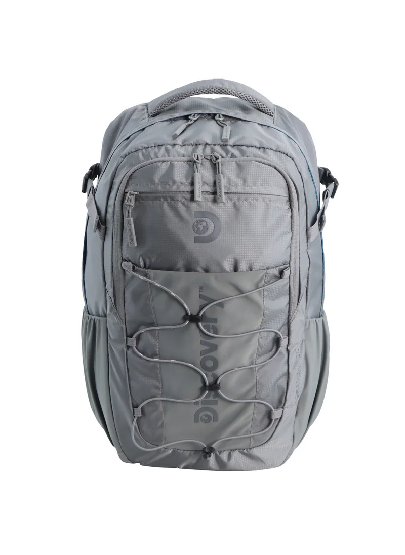 Discovery Discovery Outdoor 30L Backpack Grey for Aventure, Durable Lightweight Water Resistant Multi-Compartment Bag for Men Women Hiking Trekking Camping Travel