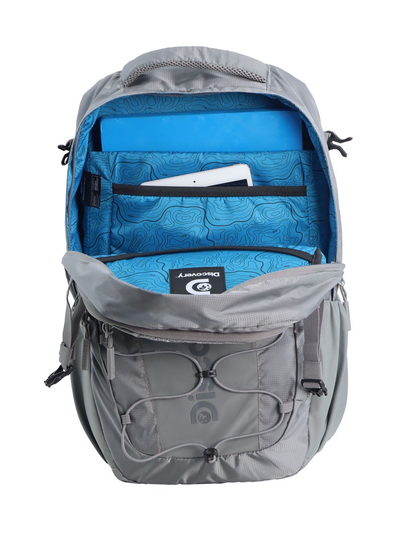 Discovery Outdoor 30L Backpack Grey for Aventure, Durable Lightweight Water Resistant Multi-Compartment Bag for Men Women Hiking Trekking Camping Travel - pzsku/Z2467427D856FC502703DZ/45/_/1721996665/2fd9efe6-35a6-4bc8-9dc2-887146328181