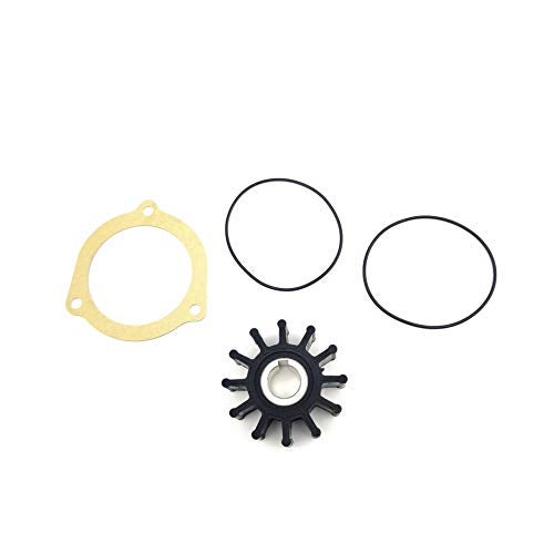 WINGOGO 9000K Inboard Water Pump Impeller for Sherwood 09000K-SHW Marine Engine Parts Repair Kit Replacement Kohler 246489 344089 344371 229826 Onan 132-0271 - Image 1