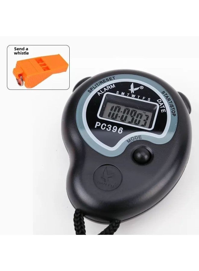 Generic Tianfu PC396 Stopwatch Electronic Timer Special For Student Sports Fitness Competition Track And Field Running Referee-Display Accuracy:PC396 - Image 4