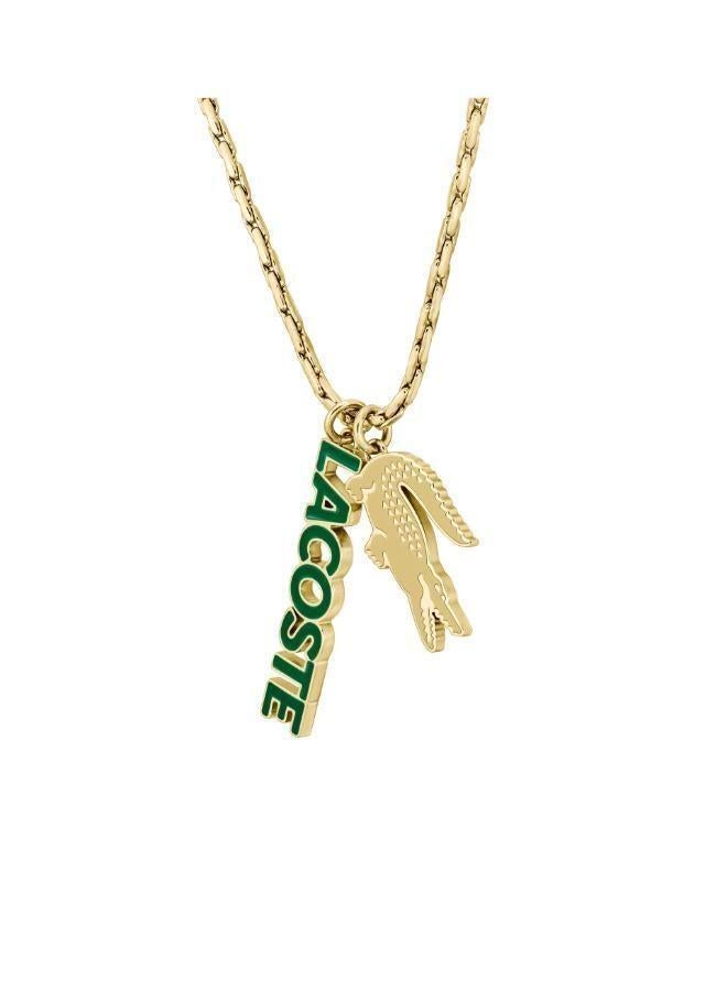 LACOSTE Umpire Collection Pendant Necklace Unisex With Different Charms In Yellow Gold - 2040488 - Image 1