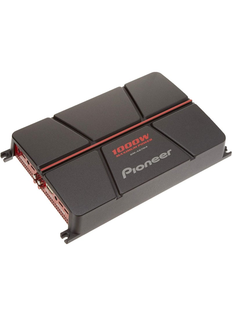 Pioneer GM-A6704 Bridgeable 4 Channel Amplifier Black - Image 2