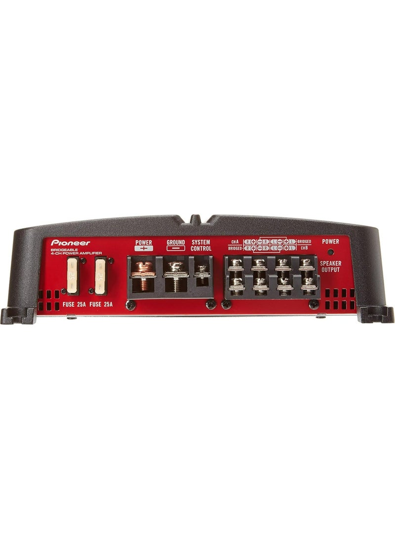 Pioneer GM-A6704 Bridgeable 4 Channel Amplifier Black - Image 3