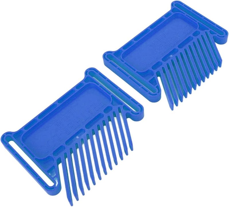Blue Featherboard Set for Woodworking Safety Protection Strong Durability Home Use - Image 3