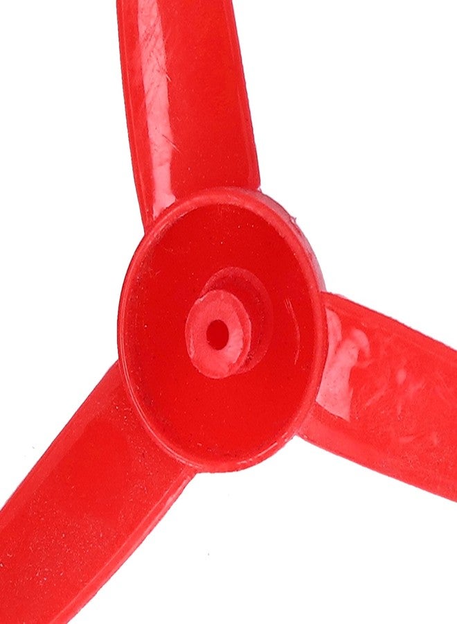 LiebeWH 10PCS 3 Blades Propeller with 2mm Shaft for RC Boats and DIY Airplane Models(Red) - Image 5