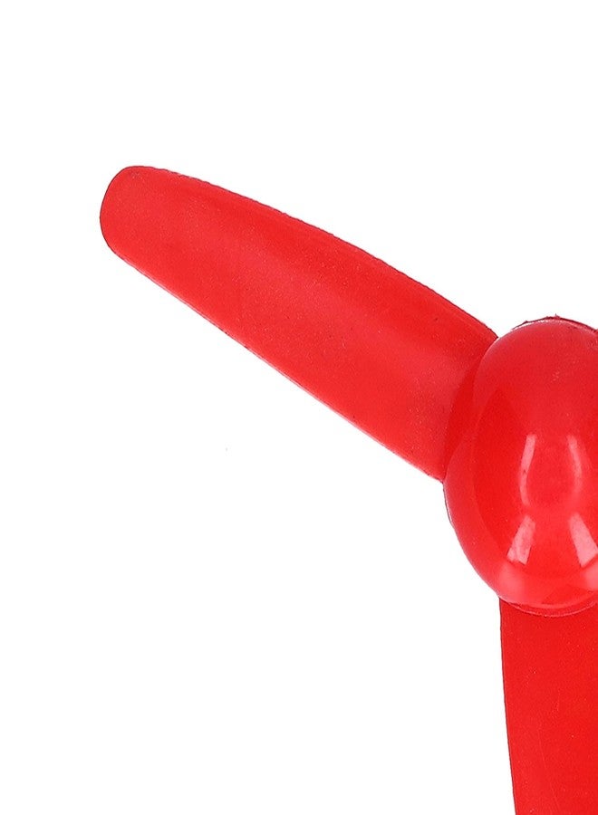 LiebeWH 10PCS 3 Blades Propeller with 2mm Shaft for RC Boats and DIY Airplane Models(Red) - Image 4