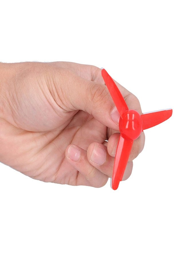 LiebeWH 10PCS 3 Blades Propeller with 2mm Shaft for RC Boats and DIY Airplane Models(Red) - Image 3