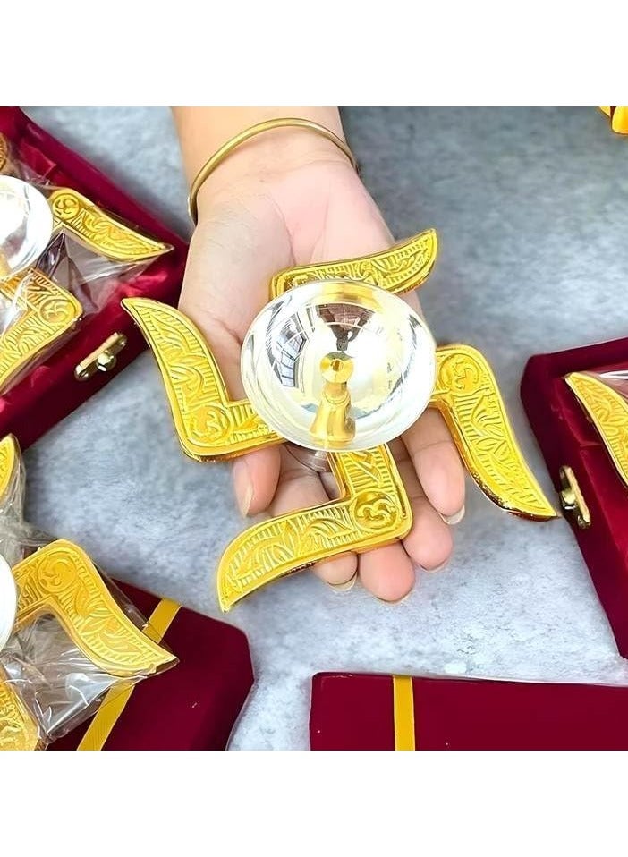 Shreeji Diya for Festival | Kuber Diya | Metal Diya | Brass Diya | Swastik Diya | Diwali Gift | Diya for Gift | Oil Lamp - Image 3