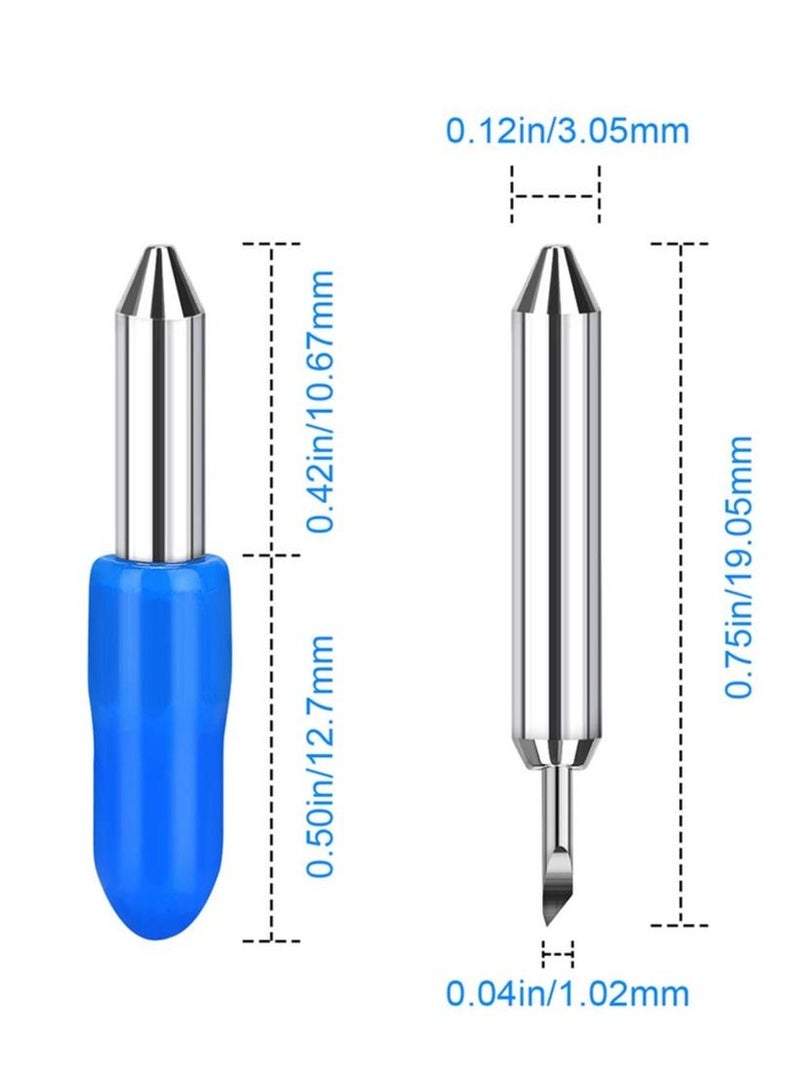 SYOSI 5Pcs Replacement Cutting Blades Cut Vinyl Fabric Carbide Standard Blade - Image 4
