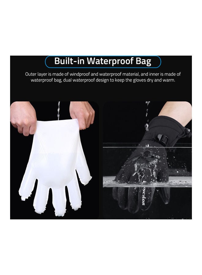 نيبمينينت قفازات تزلج دافئة تعمل باللمس L - Image 5