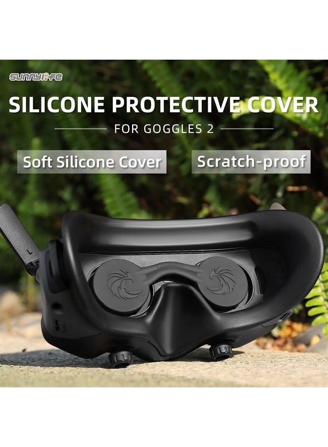 Lens Cover Dust-Proof VR Lens Silicone Case Soft Protector Anti-Scratch Accessories for DJI Avata Goggles 2 - Image 2