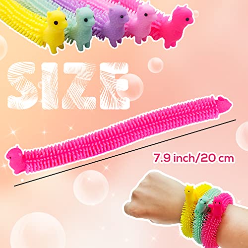 Juuxncgv 18Pack Stretchy Fidget Toy,Upgraded Sensory String,Colorful Stretchy Strings Fidget Toy for Kids,Adults,Autism,Stress Relief,Strengthen Arms,Build Resistance,Calm and Relax Present - Image 2