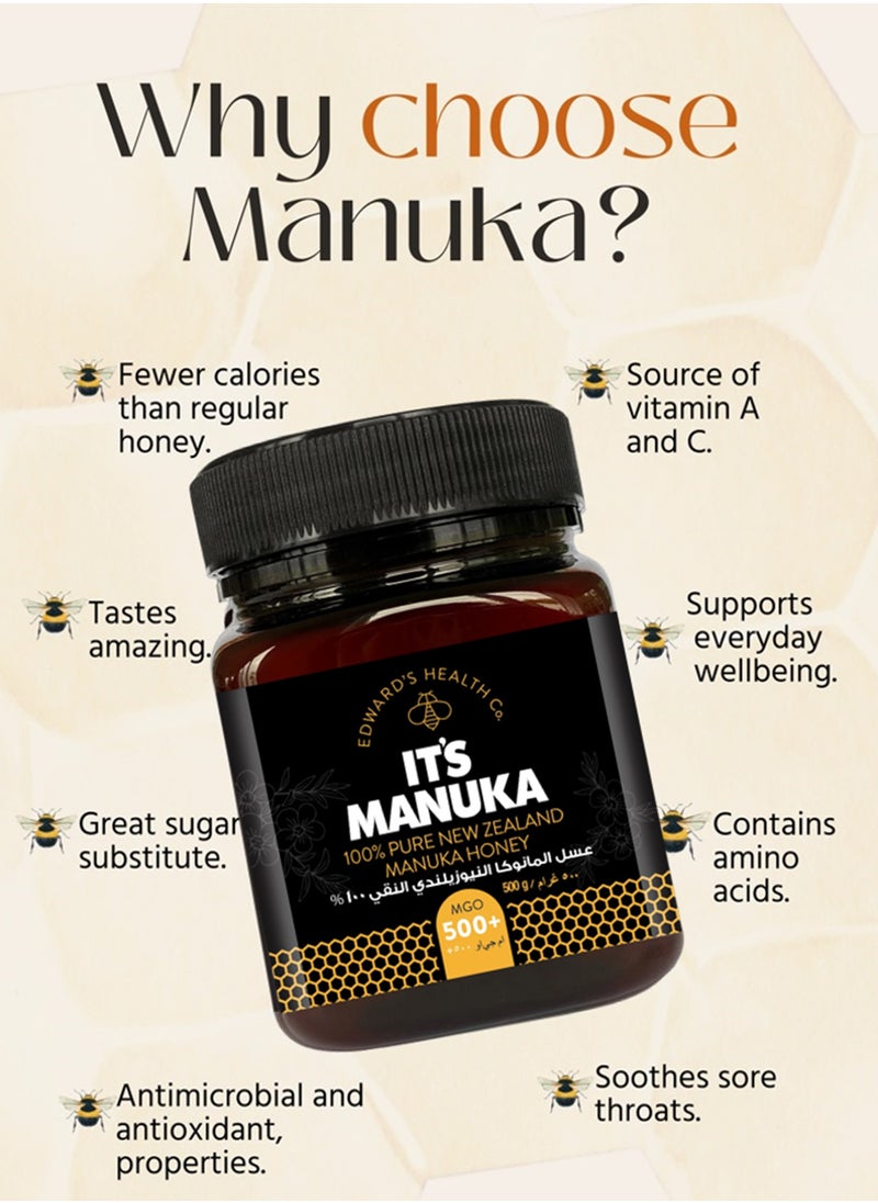 its manuka - New Zealand Manuka Honey MGO500+ 250g - Image 1