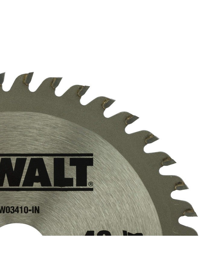 DEWALT DW03410 110mm 40T TCT Circular Saw Blade for cutting MDF Plywood and Laminated Wood - Image 4