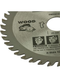 DEWALT DEWALT DW03410 110mm 40T TCT Circular Saw Blade for cutting MDF Plywood and Laminated Wood  - Image 3