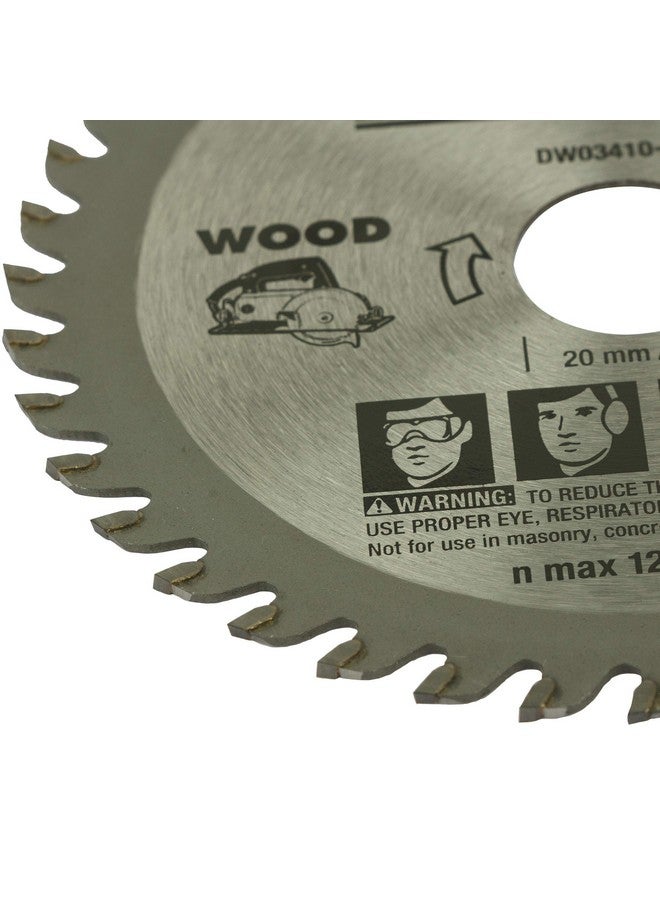 DEWALT DW03410 110mm 40T TCT Circular Saw Blade for cutting MDF Plywood and Laminated Wood - Image 3