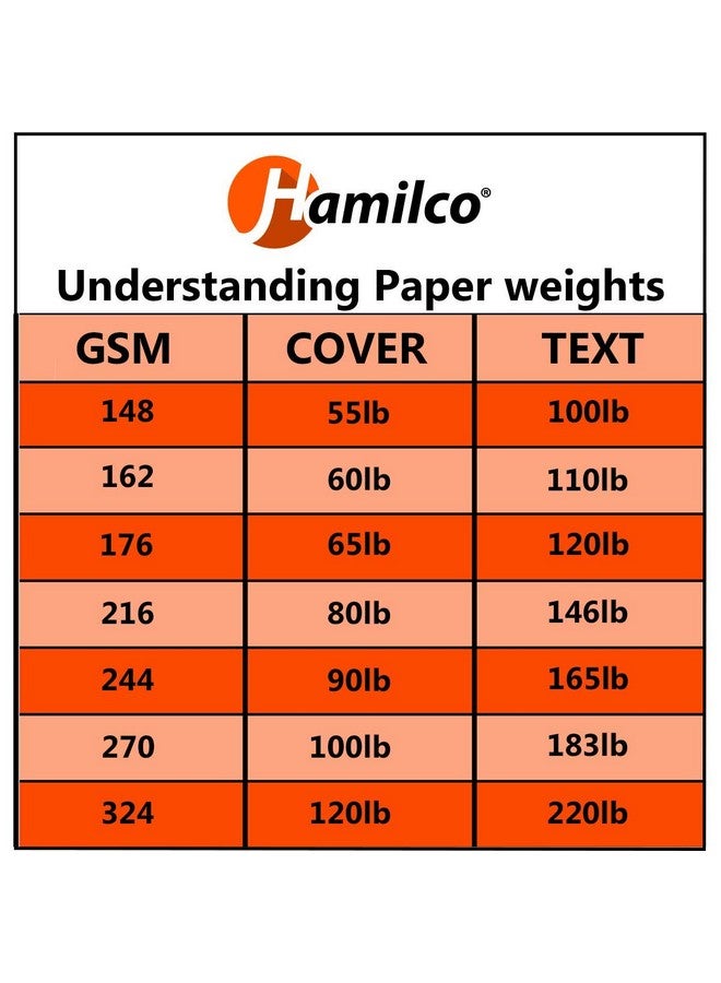 هاميلكو ورق بطاقات أسود مقاس 11X17 بوزن 80 رطل، 25 حزمة - Image 4