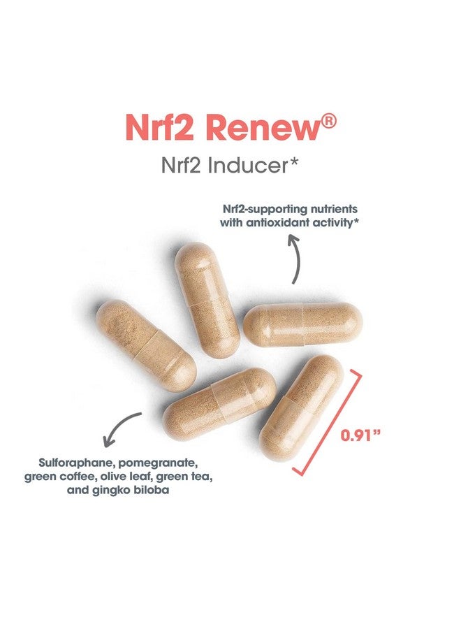 Allergy Research Group Nrf2 Renew Supplement - Nrf2 Activator, Pure Sulforaphane, Natural Green Tea Extract, Organic Vegetarian Capsules - 120 Count - Image 5