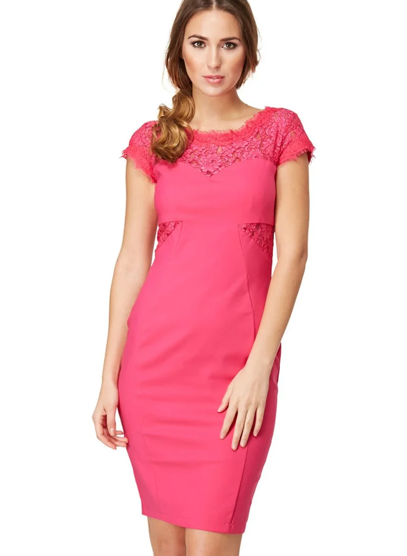 Paper Dolls Lace Midi Dress