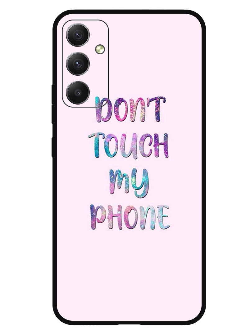 Theodor Protective Case Anti Scratch Shock Proof Bumper Cover For Samsung Galaxy F54 Dont Touch My Phone - Image 1