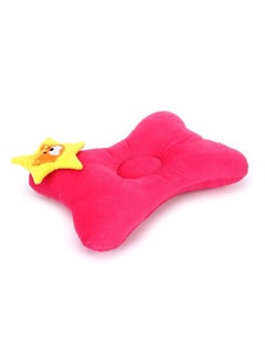 babyhug Babyhug Butterfly Shaped Plush Baby Pillow - Pink, Super Soft, Comfortable Head Support for 0-3 Months, 19x32 cm  - Image 2