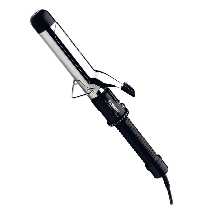 Conair Instant Heat 1Â¼-Inch Curling Iron, 1Â¼-Inch Barrel Produces Loose Curls, Hair Curler for Medium and Long Hair, 25 Heat Settings, Black - Image 2
