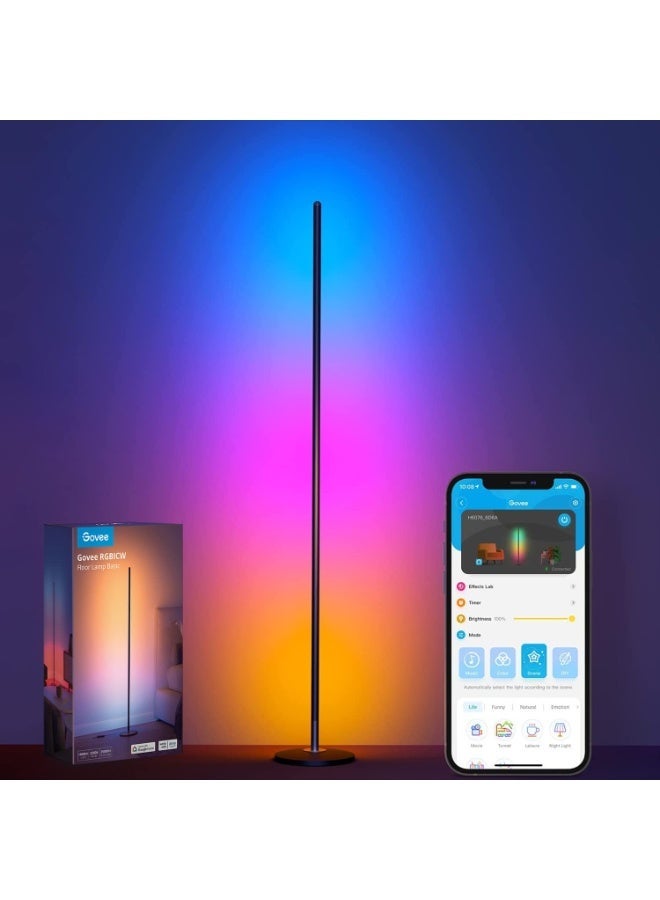 جوفي صباح أرضي Govee RGBIC، مصباح زاوية LED متوافق مع Alexa - Image 1