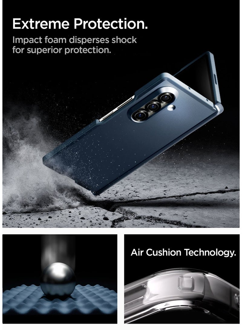 Spigen Tough Armor Pro MagFit for Samsung Galaxy Z Fold 7 Case [MagSafe Compatible] Cover (2025) - Metal Slate  - Image 5