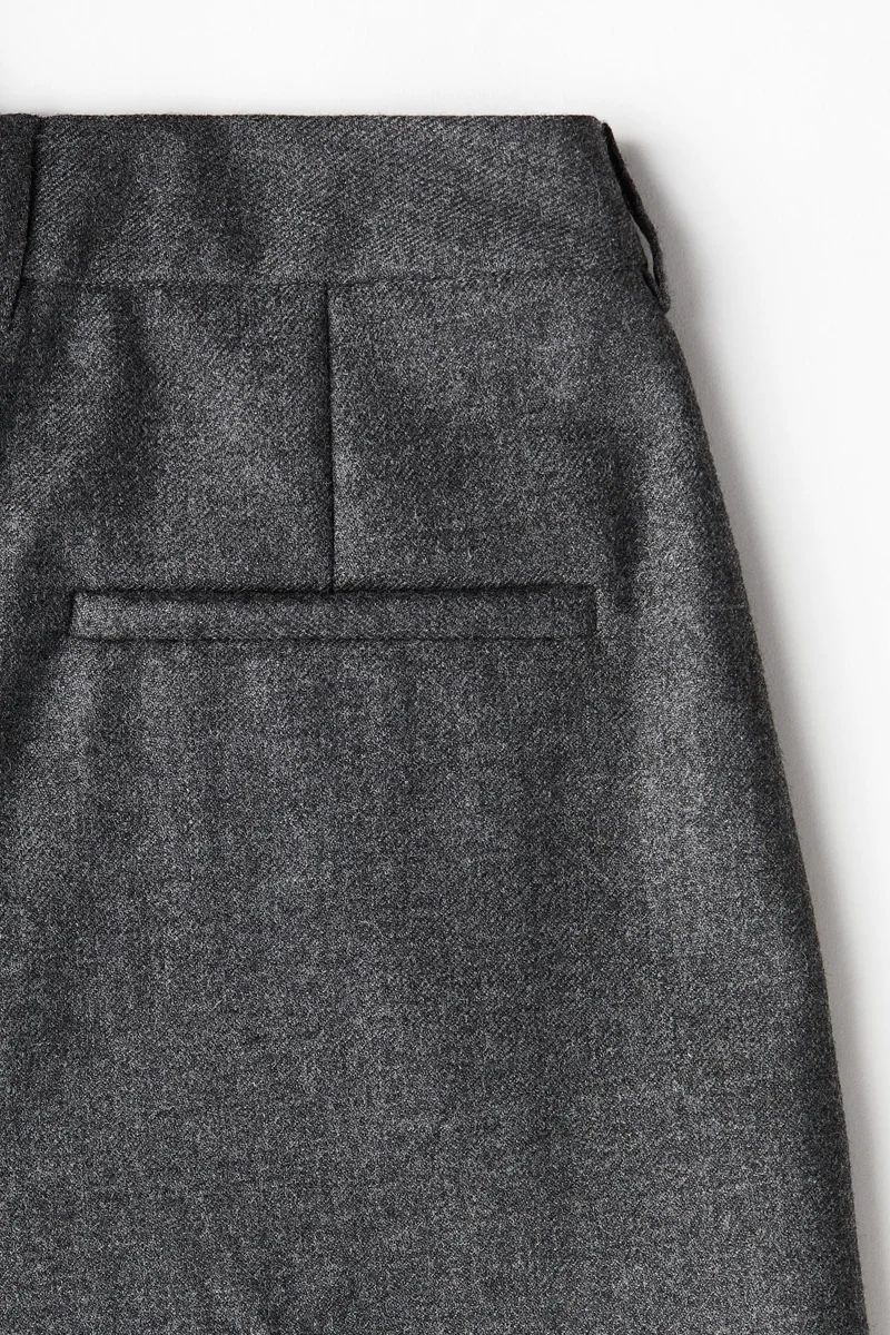 H&M Wide wool-blend trousers
