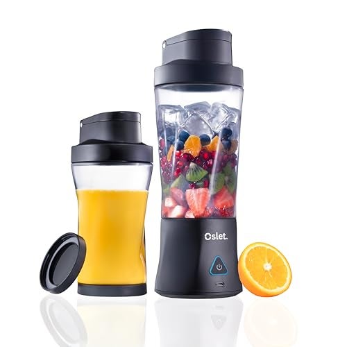 Oslet HydraMax 360W Portable Blender 700ml | 22,000 RPM | 6000mAh Battery (35+ Blends) | 6 Stainless Blades | Fast Charging | BPA-Free | Waterproof | Multi-Purpose for Smoothies, Shakes & Baby Food - Image 1