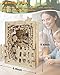 Jigtoy 3D Wooden Puzzles for Kids Alice in Wonderland Book Nook Kits with Night Light Feature - Image 4