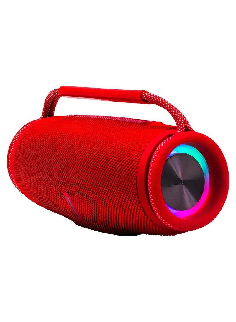 Charge 6S Portable Wireless Speaker with RGB LED Light, Bluetooth v5.1, Built-in Microphone, 30W Output, IPX4 Waterproof – Ideal for Parties, Outdoor, and Home Use - Image 5
