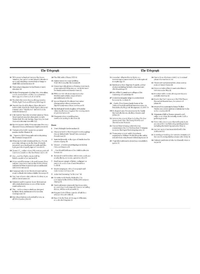 The Telegraph General Knowledge Crosswords 8  - Image 5