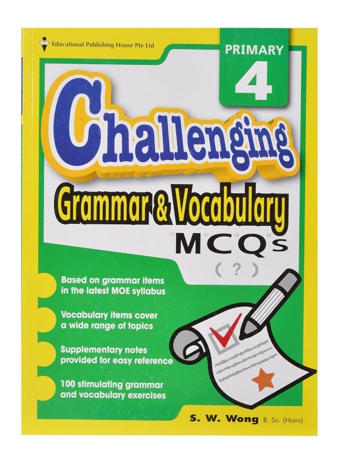 PRIMARY 4 CHALLENGING GRAMMAR & VOCABULARY MCQS  - Image 1