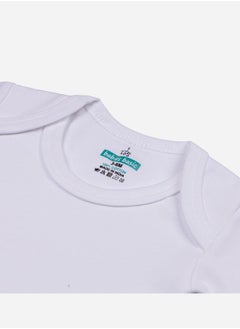 Babies Basic Pack of 3 - Solid Short Sleeves Bodysuit by Styli  - Image 4
