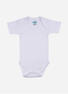 Babies Basic Pack of 3 - Solid Short Sleeves Bodysuit by Styli  - Image 3