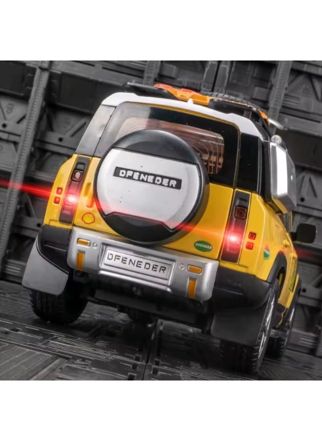 TOY GARDEN 1:24 Alloy Rover Defender Toy Car – Diecast Model with Tools, Sound & Light, Pull Back Action – Gift for Kids  - Image 5