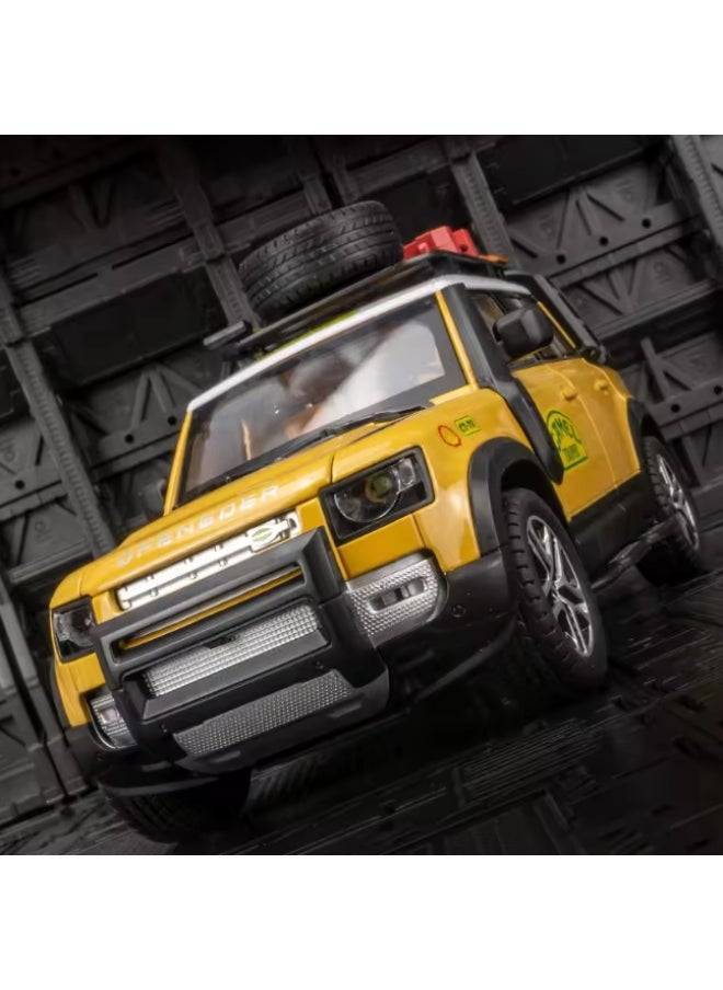 TOY GARDEN 1:24 Alloy Rover Defender Toy Car – Diecast Model with Tools, Sound & Light, Pull Back Action – Gift for Kids  - Image 4