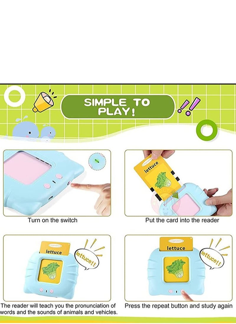 LIXADA - Educational Toys For Toddlers Talking Flash Cards Educational Toys,Languages: English and Arabic - Image 1