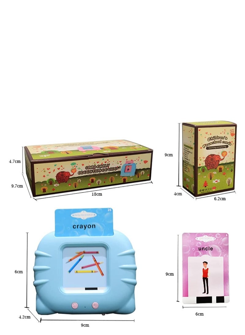LIXADA - Educational Toys For Toddlers Talking Flash Cards Educational Toys,Languages: English and Arabic - Image 1